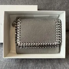 新品未使用❣️STELLA McCARTNEY ライトグレー三つ折り財布