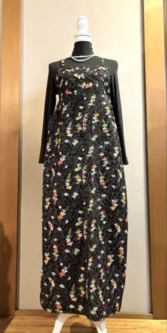 着物リメイクハンドメイド　キャミワンピース