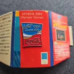 ATHENS 2004 オリンピック コカ・コーラ ピンバッジ