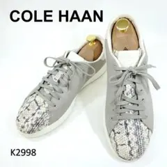 コールハーン　美品　グランドプロ　本革　レザー　パイソン　US9　レースアップ