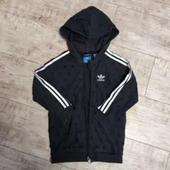 adidas ドット柄 フード付きパーカー 100
