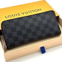 【最高級美品】ルイヴィトン ダミエ グラフィット ジッピーヴェルティカル 長財布のサムネイル