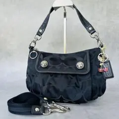 Y2K COACH Poppy Signature Satin Groovy