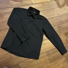 キッズ 長袖シャツ ブラック 60cm