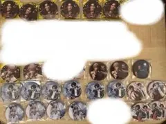 刀ミュ　パライソ　缶バッジ　豊前江、鶴丸