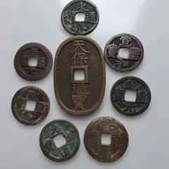 天保通宝・寛永通宝 金属製コイン - メルカリ