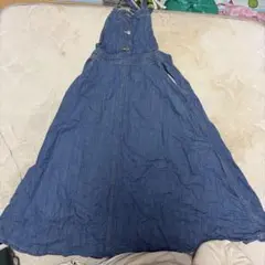 COLZA コルザ デニム ジャンパースカート ロング Sサイズ