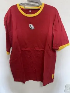 PEOPLE1 Tシャツ レッド×イエロー XL