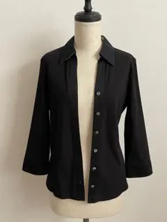Burberry London 五分袖シャツ ブラック