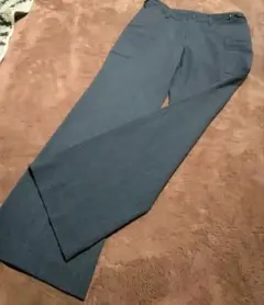 Kansai Bisダークグレー フレアスラックスw68