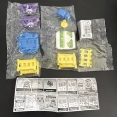 アンパンマン　カプセルトイ　3種　キャラレール4