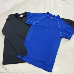 スポーツアンダーシャツ　黒長袖150青半袖160 まとめ売り