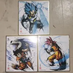 希少 ドラゴンボールZ 色紙 孫悟飯＆孫悟空 親子かめはめ波 鳥山明