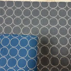 ミナペルホネン　dop生地　グレー×ブルー