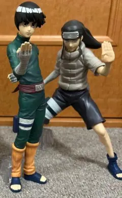 一番くじ ナルト中忍試験編　ロック・リー　日向ネジ 2体セット