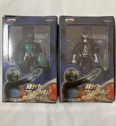 仮面ライダー アクションフィギュア 限定クリアバージョン 2種セットのサムネイル