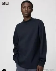 UNIQLO U ブラッシュドモックネックシャツ L