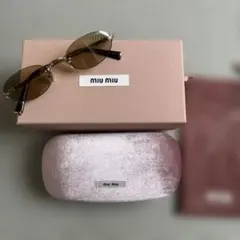 miu miu サングラス ケース付き　正規品　1日限定値下げ miu miu サングラス ケース付き 正規品 1日限定値下げ - メルカリ
