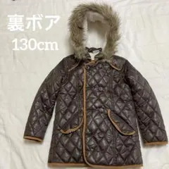 1/31まで冬物最終処分‼️ 裏ボアキルティングフード付ジャケットコート美品