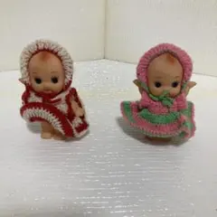 手編みドレスのドール2体セット着払いでお願いします。