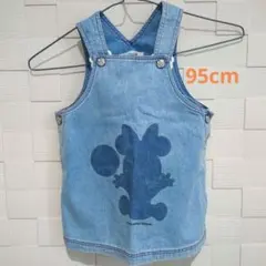 DISNEY BABY'S ミッキー デニムジャンパースカート