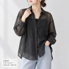 COLZA コルザ ハニーズ シアーシャツ ブラック Sサイズ