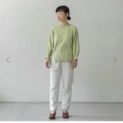 シサム工房✨新品タグ付き ウララカトップ グリーン系