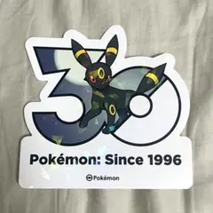 韓国 ポケモン 30周年ロゴ ステッカー ブラッキー - メルカリ