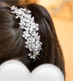 ヘッドドレス　ティアラ　ブライダル　ウェディング　ブライダルアクセサリー