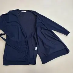 ikka カーディガン ネイビー Mサイズのサムネイル