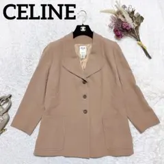 CELINE セリーヌ ジャケット 大きいサイズ46 ボタンロゴ ヴィンテージのサムネイル