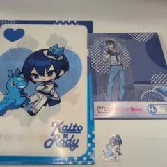 初音ミク×RODY タイトーくじ KAITO セット クリアスタンド ファイル