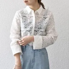 shipsエニィレースブラウス