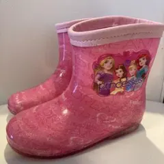 16㎝　ディズニープリンセス　長靴　レインシューズ　ピンクのサムネイル