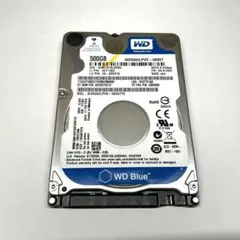 113 WD製HDD 500GB 2.5インチ 21937時間