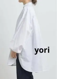 yori バックフレアオーバーカットソー ホワイト - メルカリ