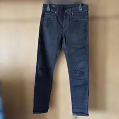 ジースターロゥ/38/黒/スリムテーパード/デニムパンツ/ストレッチ 