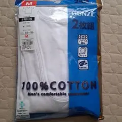 GUNZE 半袖U首メンズ下着 100%コットン M 2枚組