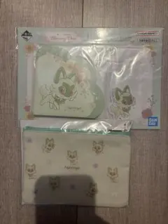 ポケモン一番くじ　ニャオハG賞H賞セット