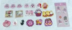 スシロー　おぱんちゅうさぎ　んぽちゃむ　可哀想に　シートシール　ピック