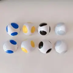 【新品】ヨッシーめじるしアクセサリーたまごのみ(カプセルのみ)４個