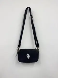U.S. POLO ASSN. ショルダーバッグ キャンバス 黒 ミニバッグのサムネイル