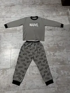 MARVEL マーベル パジャマ 上下セット グレー 130cmのサムネイル