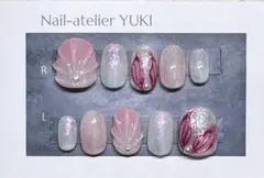 ネイルチップ マーメイドネイル マグネットネイル 夏 人魚のしっぽネイル