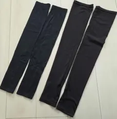【新品】UNIQLO エアリズムUVカットシームレスアームカバー ブラックのサムネイル
