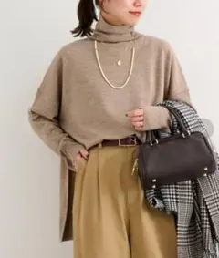 【レア】ジャーナルスタンダード BiellaYarn ワイドタートルネック