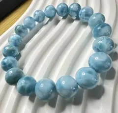 高品質ラリマー ブレスレット