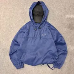 90s NIKE ナイロンジャケット　ネイビー　y2k アノラックパーカー