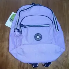 新品未使用タグ付き⭐︎ Kipling ラベンダーリュック　ライラック　ラスト1点のサムネイル