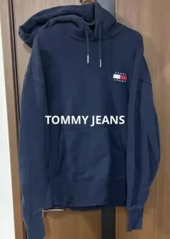 TOMMY JEANS ネイビー パーカー